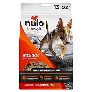 Nulo Freestyle Turkey Recipe with Cranberries Grain-Free Freeze-Dried Raw Dog Food